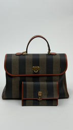 Sac + porte-monnaie  "Fendi" vintage