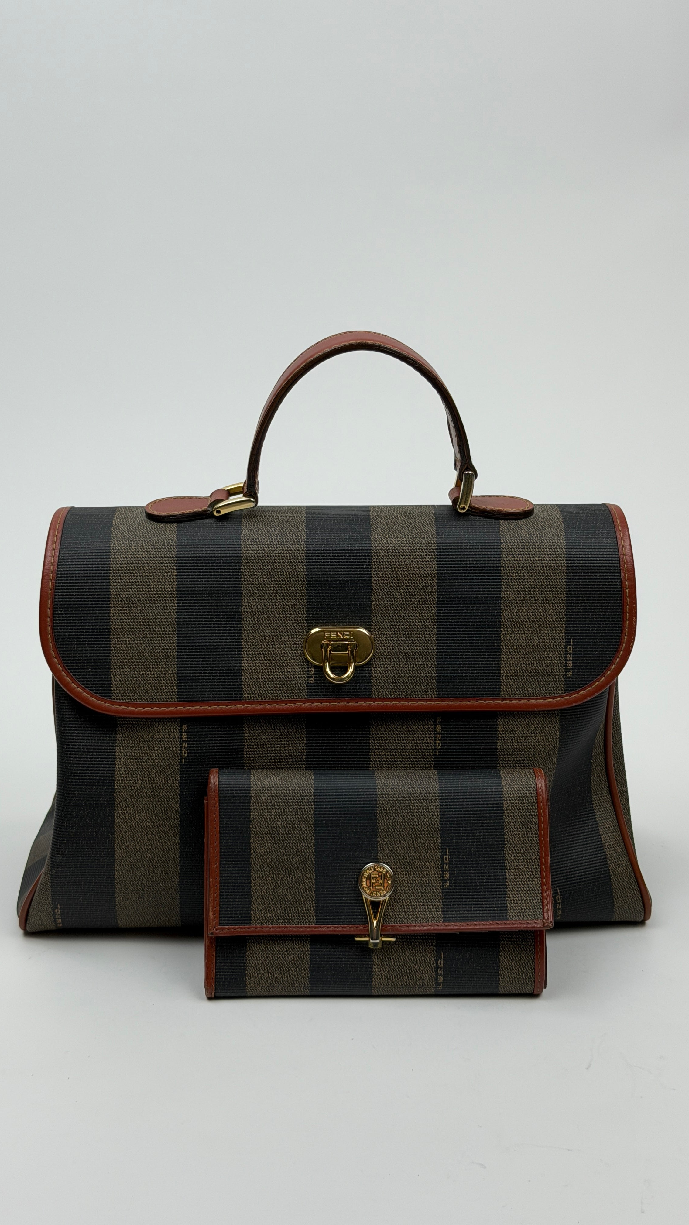 Sac + porte-monnaie  "Fendi" vintage