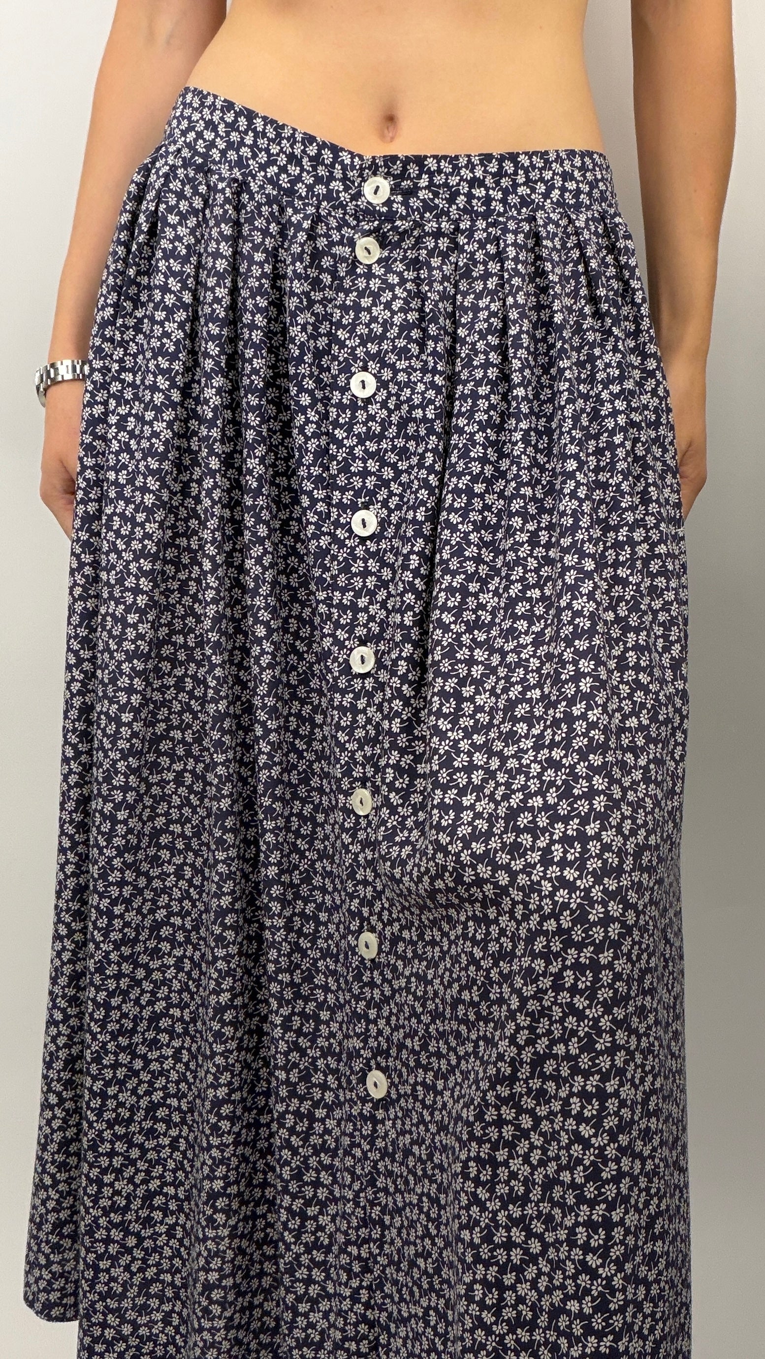 Jupe vintage avec poches