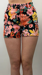 Mini short à fleur