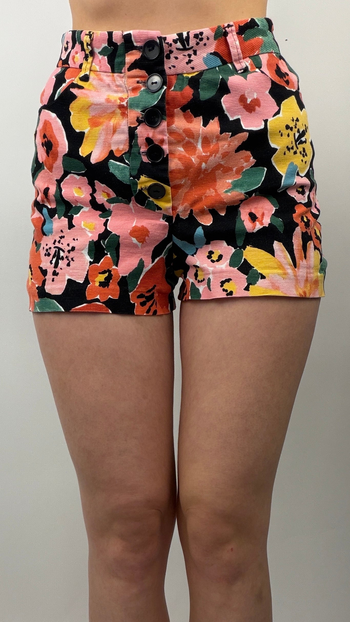 Mini short à fleur